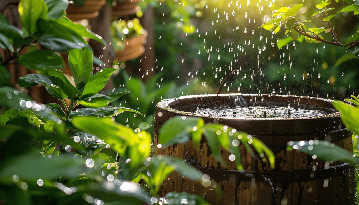 Récupération d'eau de pluie et jardinage optimisation de l'utilisation des ressources en eau
